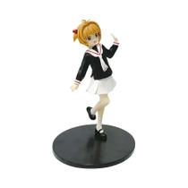 Boneca De PVC KINOMOTO Sakura Tomoyo De 16CM, Modelo De Cartão Mágico De Desenho Animado, Presentes Boneca De PVC KINOMOTO Sakura Tomoyo De 16CM, Modelo De Cartão Mágico De Desenho Animado, Presentes