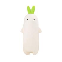 Boneca de rabanete branco de brinquedo de pelúcia de 40 cm - Vegetais recheados de desenhos animados