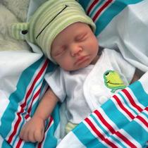 Boneca de silicone Newtotlove 12 de corpo inteiro para menino colecionável