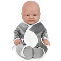 Boneca de silicone Vollence 35 cm Realistic Reborn Boy