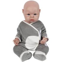 Boneca de silicone Vollence, corpo inteiro realista, menino de 48 cm
