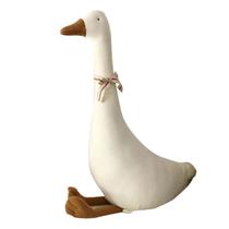 Boneca de travesseiro Wokex Big White Goose 55 cm com berço PP de algodão puro