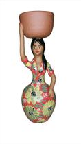 Boneca de Vaso em Cerâmica para leguminosas Caqueira
