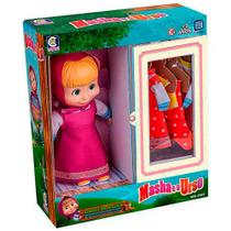 Boneca de Vinil - 23 cm - Masha e o Urso - Closet da Masha - Cotiplás