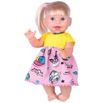 Boneca de Vinil - 31 cm - Eloah - Loira - Super Toys Boneca de Vinil - 31 cm - Eloah - Loira - Super Toys