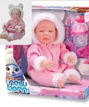 Boneca de vinil Diver New Born Friozinho