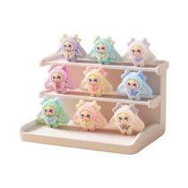 Boneca De Vinil Fofa Em Caixa Surpresa Com Rosto De Cartoon, Pequenos Ornamentos De Mesa Para