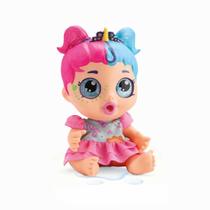 Boneca de Vinil - My Little Glitter - Faz Xixi Cabelo Azul - Divertoys Boneca de Vinil - My Little Glitter - Faz Xixi Cabelo Azul - Divertoys