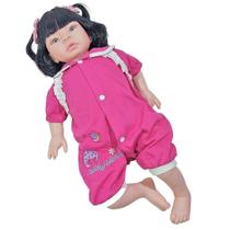Boneca De Vinil Silicone Bebê Reborn Parece Real Pode Banhar