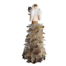 Boneca Decorativa Coleção Luna vestido de Penas 35cm Boneca Decorativa Coleção Luna vestido de Penas 35cm