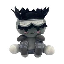 Boneca Decorativa De Pelúcia Amarela Com Chapéu Preto De Menina Cartoon Blox Buddies Para Crianças