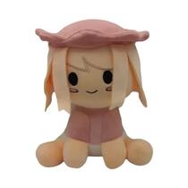 Boneca Decorativa De Pelúcia Amarela Com Chapéu Preto De Menina De Desenho Animado Blox Buddies Para