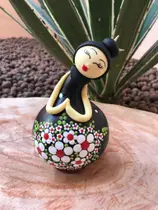 Boneca Decorativa Japonesa Cabaça Boneca Decorativa Japonesa Cabaça