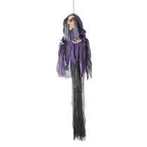 Boneca Decorativo Bruxa Elvira Halloween 140cm Cromus