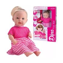 Boneca dina faz xixi branca 403-3 bambola