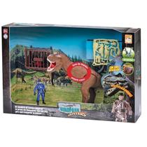 Boneca Dinopark Hunters Com Boneco E Dinossauro Rex