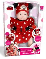 Boneca Disney Classic Dolls Recem Nascido Minnie 5162 - Roma