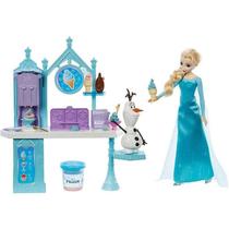 Boneca Disney Frozen Conjunto Carrinho Doces