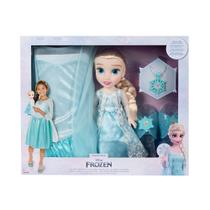Boneca Disney Frozen Elsa Kit Com Fantasia Sapatos e Acessórios Tam. Único Multikids - BR2330 Boneca Disney Frozen Elsa Kit Com Fantasia Sapatos e Acessórios Tam. Único Multikids - BR2330