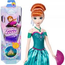 Boneca Disney Frozen Spin e Reveal Anna com Acessórios JBG60 - Mattel