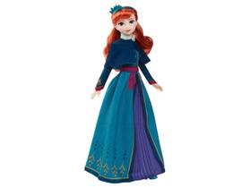 Boneca Disney Frozen Vestido Real Anna