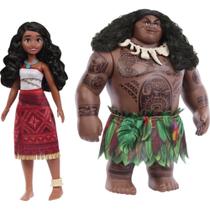 Boneca Disney Moana e Maui Viajantes 2-PACK Boneca Disney Moana e Maui Viajantes 2-PACK