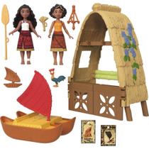 Boneca Disney Moana Mini Playset Moana e AMI Boneca Disney Moana Mini Playset Moana e AMI