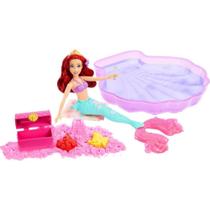 Boneca Disney Princesa Ariel Aventuras NA Piscina com Acessórios