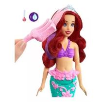 Boneca Disney Princesa Ariel Cabelo Surpresa HLW00 Mattel