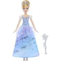 Boneca Disney Princesa Cinderela com Vestido Mágico e Luzes Interativas