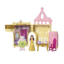Boneca disney princesa mini castelo da bela jdp54