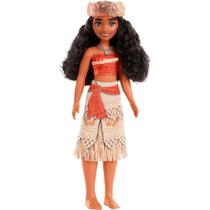 Boneca Disney Princesa Moana Saia Cintilante 30Cm 3+ Mattel