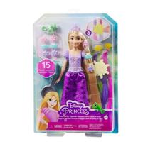 Boneca Disney Princesa Rapunzel Cabelo de Contos de Fadas