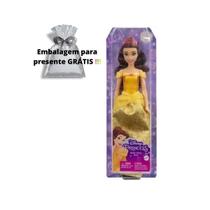 Boneca Disney Princesas Saia Cintilante Bela 30cm