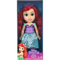 Boneca disney princesas toddler ariel 38cm multilaser