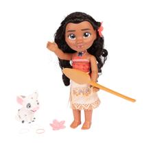 Boneca Disney Princess Moana - Canta e Interage com Pua (14")