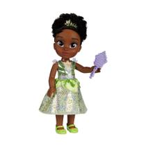 Boneca Disney Princess My Friend Tiana 35 cm com roupa e tiara