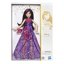 Boneca Disney Princess Style Series Mulan com bolsa e sapatos