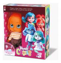 Boneca Diver Colors Laranja Raivinha - DiverToys