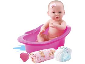 Boneca Diver New Born Banho de Carinho - com Acessórios Divertoys Boneca Diver New Born Banho de Carinho - com Acessórios Divertoys