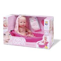 Boneca Diver New Born Banho De Carinho - Divertoys Boneca Diver New Born Banho De Carinho - Divertoys