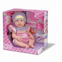 Boneca diver new born - brinca de papinha - menina