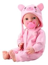 Boneca diver new born - brincando de pijama - menina
