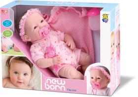 Boneca Diver New Born Faz Xixi Divertoys Brinquedos Menina