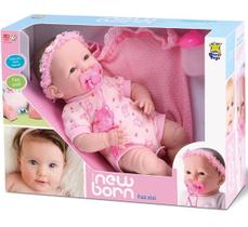 Boneca Diver NEW BORN Little FAZ Xixi BODY Curto Divertoys 8212