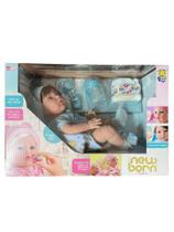 Boneca Diver New Born - Premium - Menino com Cabelo - Divertoys