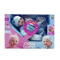 Boneca Diver NEW BORN Soninho Menino Divertoys 8072