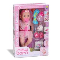 Boneca Diver New Born Unicórnio Fofinho Divertoys