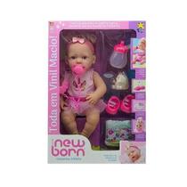 Boneca diver new born - unicornio fofinho