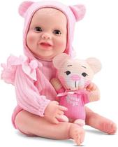 Boneca Diver New Born Unique Collection Rosa - Diver Toys